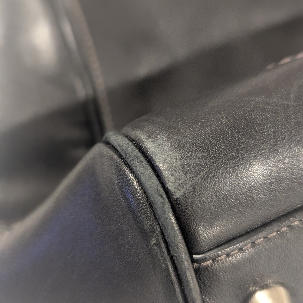 Coach  Black Leather Shoulder Bag Horsebit Vintage Authentic - Picture 11 of 13